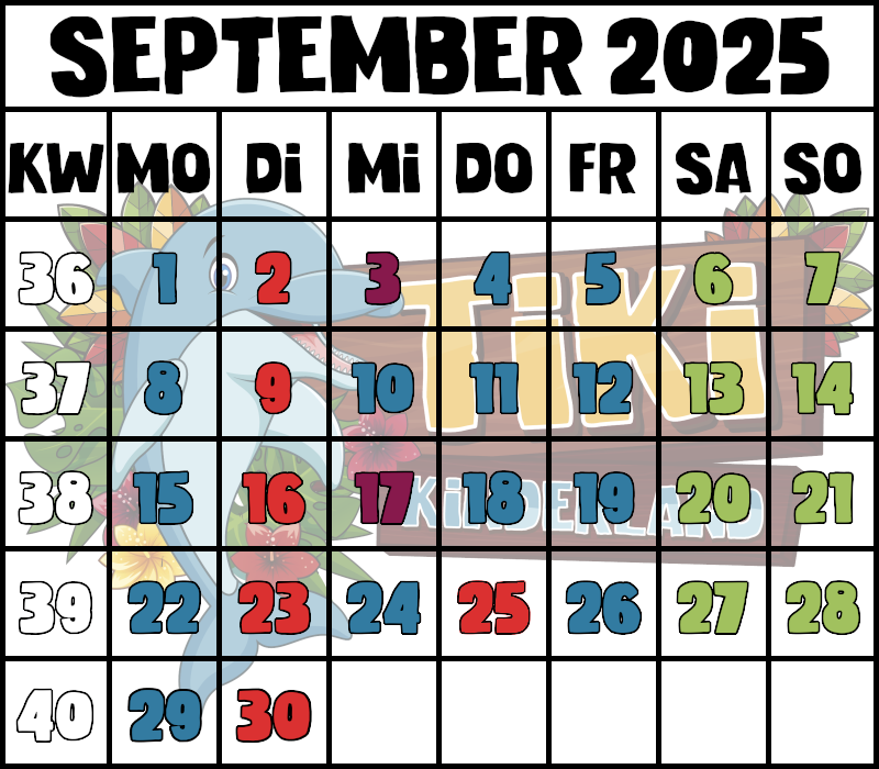 Kalender 2025 09